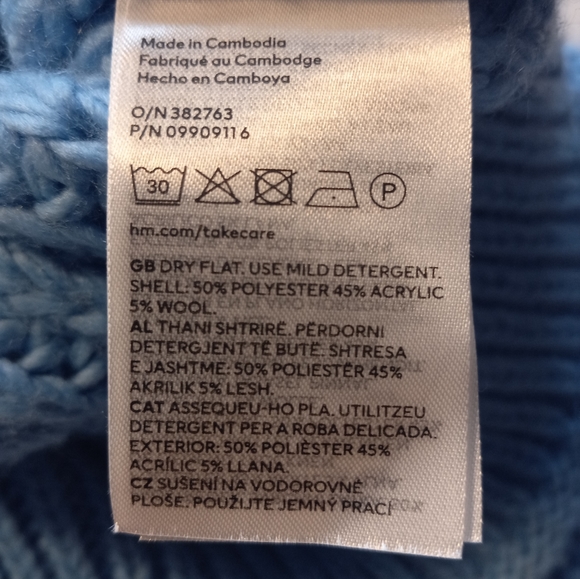 H&M Chunky Knit Sweater XL - Picture 7 of 8